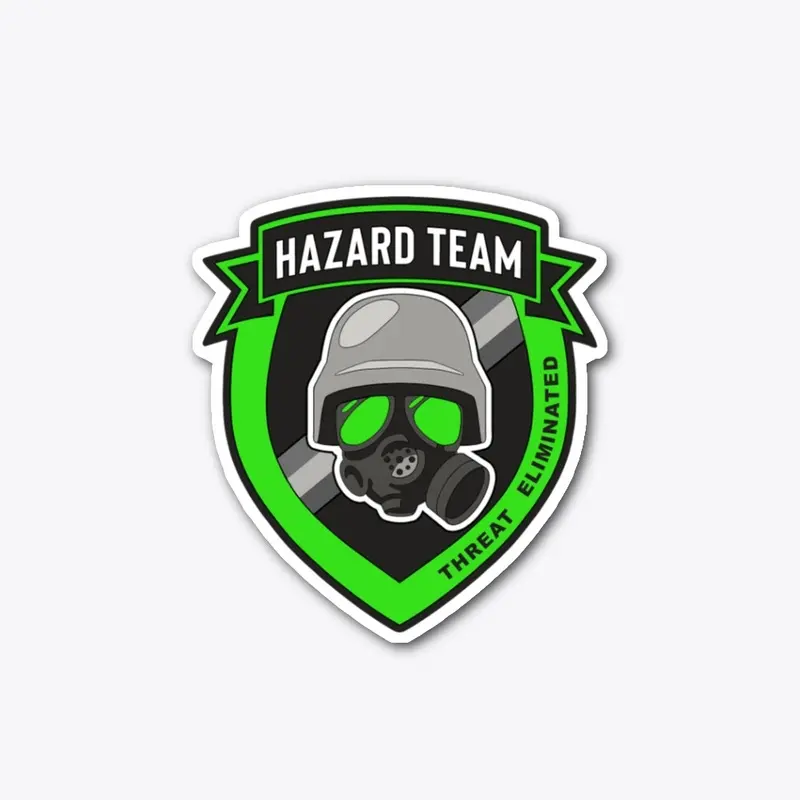 Hazard Team Sticker